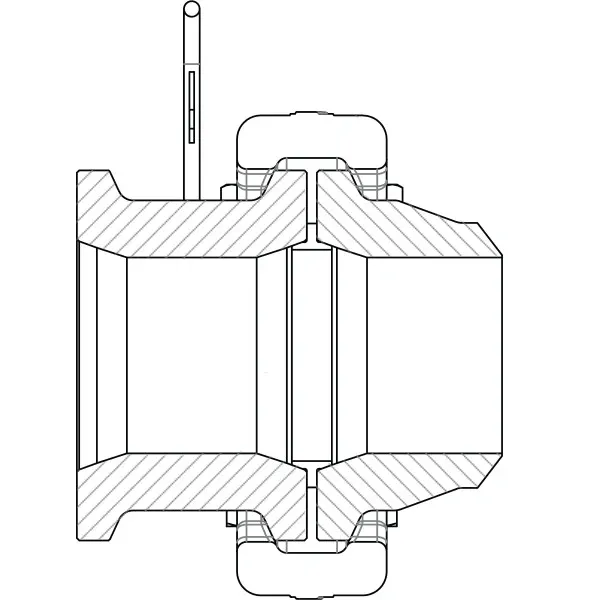 TPC Clamp Connector - Paddle Spacer Sketch