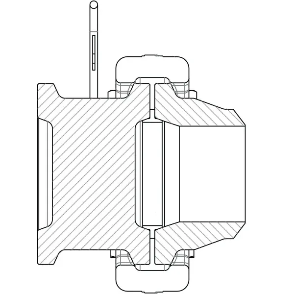 TPC Clamp Connector - Paddle Blank Sketch